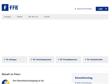 Tablet Screenshot of ffb.de